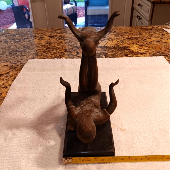 Bronze/Brass Abstract Sculpture - Picture 4 of 8